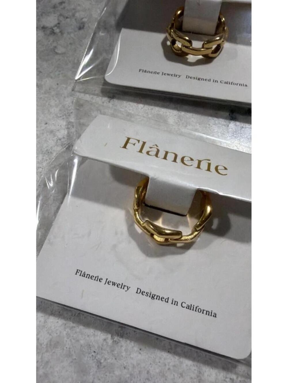Brooklyn 18K Gold Stack Braided Non-Tarnish Ring
